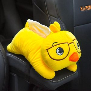 Peluche poule créative pour accoudoir