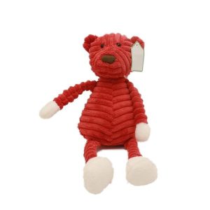Peluche doudou Ours Rouge