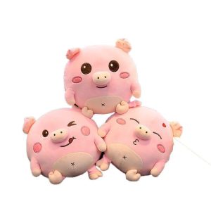 Cochon Rond Peluche de compagnon