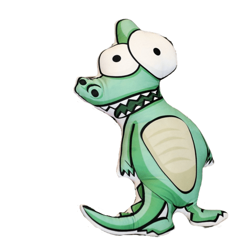 coussin-crocodile-vert-moelleux.png - Peluche carlin