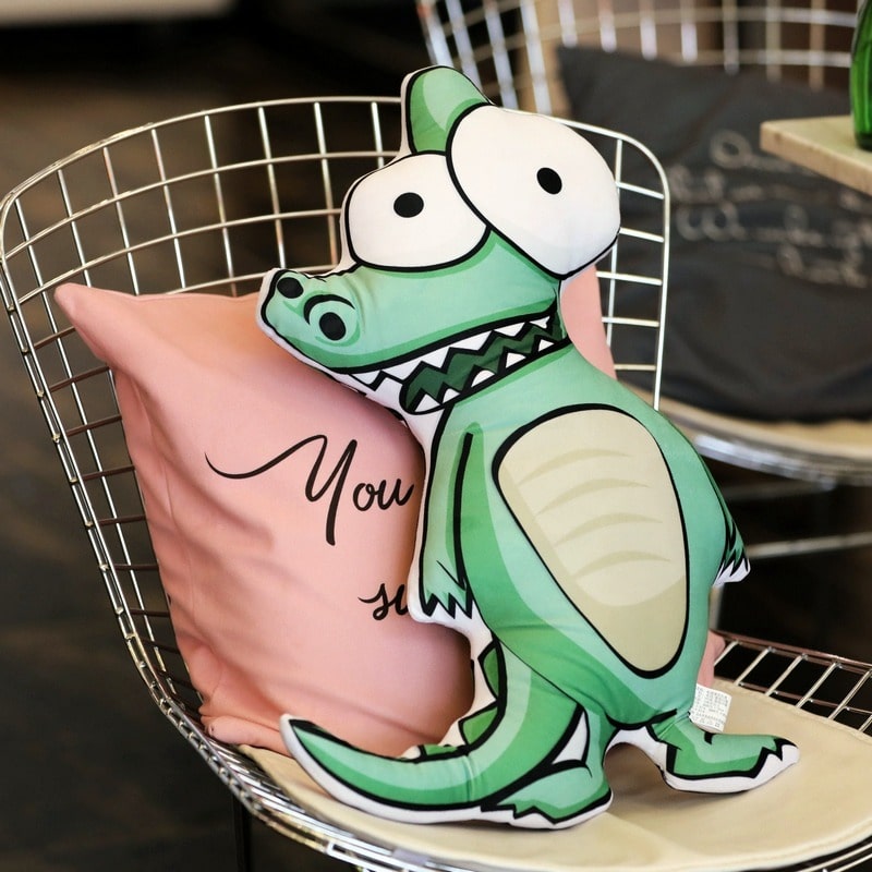 coussin-crocodile-vert.jpg - Peluche carlin