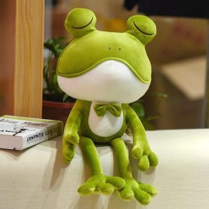 Poupée en peluche grenouille mignonne