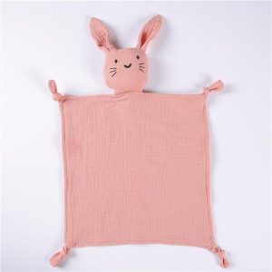 Doudou Peluche Chat Rose