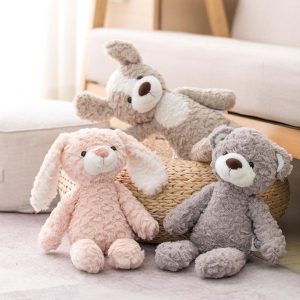 Peluche doudou Lapin Rose
