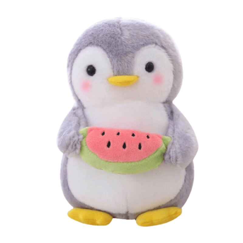 doudou-pingouin-avec-pasteque.png - Peluche carlin