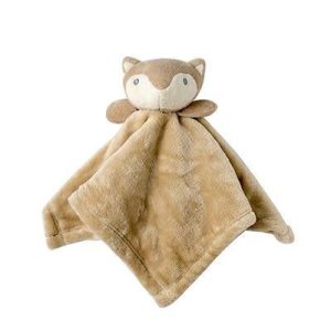 Peluche doudou Renard Plat