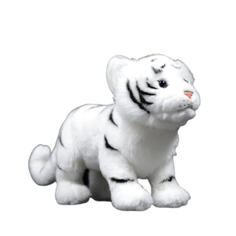 Doudou Peluche Tigre Blanc