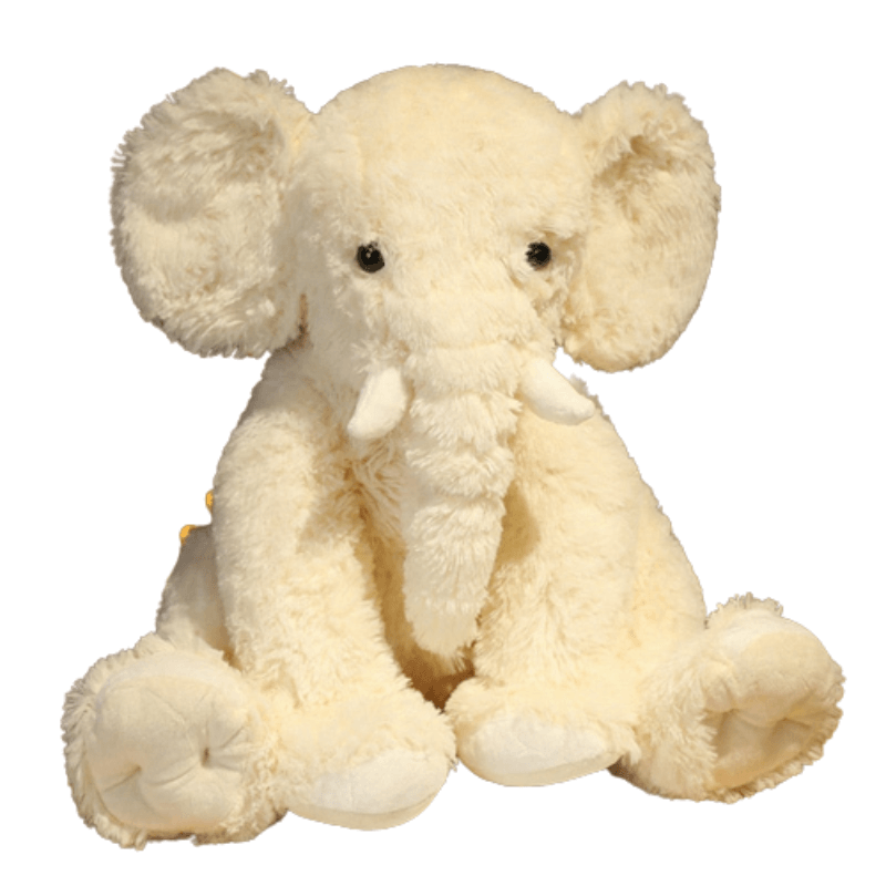 Doudou Éléphant peluche Jaune – Image 2