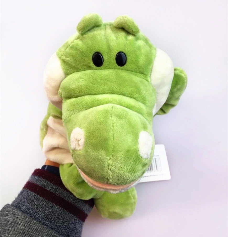 marionette-crocodile-vert.jpg - Peluche carlin