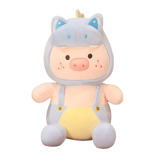 peluche-cochon-bleu.png - Peluche carlin
