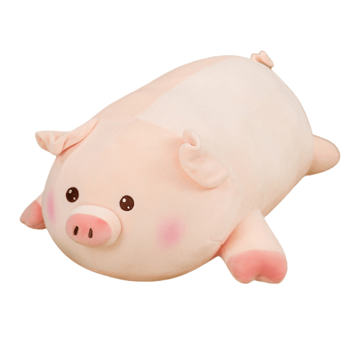 peluche-cochon-couche-rose.png - Peluche carlin
