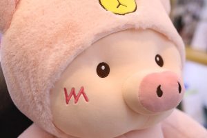 Peluche Cochon Violet