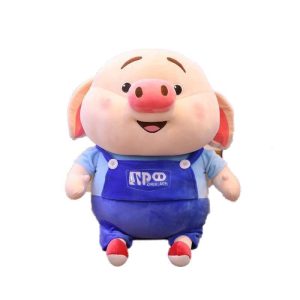 Peluche Cochon Salopette
