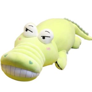 Peluche Crocodile belle Jaune