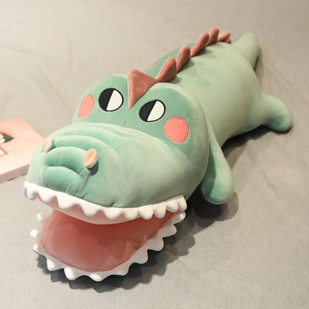 peluche-crocodile-tout-doux-vert.jpg - Peluche carlin