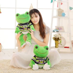 Poupée en peluche grenouille
