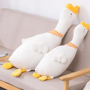 Peluche Canard Oie Blanche