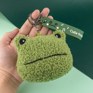 Porte-clés mini grenouille Kawaii