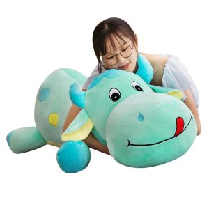 Jouet peluche vache géante