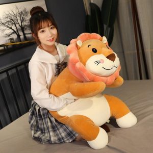 Poupée Kawaii Lion Dormant Longue
